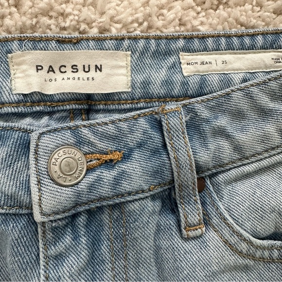 Pacsun side stripe mom jean color block - Picture 4 of 11